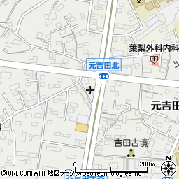茨城県水戸市元吉田町78-4周辺の地図