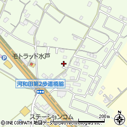 茨城県水戸市河和田町308-6周辺の地図