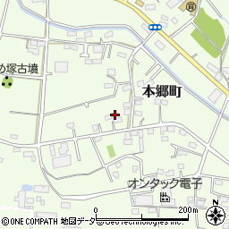 群馬県高崎市本郷町1002周辺の地図