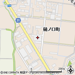 栃木県栃木市樋ノ口町96-8周辺の地図