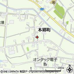 群馬県高崎市本郷町42周辺の地図