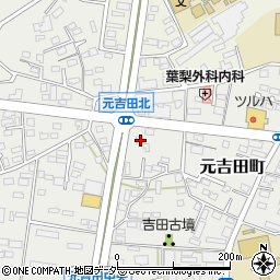 茨城県水戸市元吉田町76-1周辺の地図