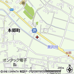 群馬県高崎市本郷町67周辺の地図