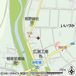 群馬県高崎市沖町108周辺の地図