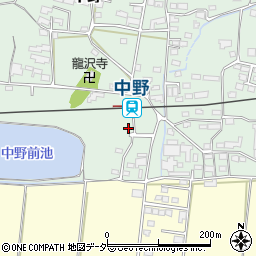 長野県上田市中野489-9周辺の地図