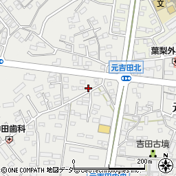 茨城県水戸市元吉田町45-3周辺の地図