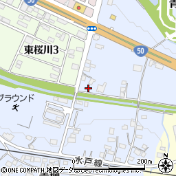 茨城県桜川市青柳454周辺の地図