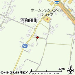 茨城県水戸市河和田町3745周辺の地図