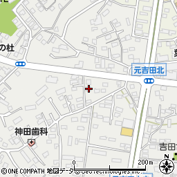 茨城県水戸市元吉田町43-1周辺の地図