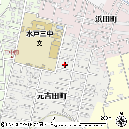 茨城県水戸市元吉田町2869-2周辺の地図