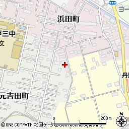 茨城県水戸市浜田町593周辺の地図