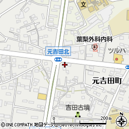 茨城県水戸市元吉田町76-6周辺の地図