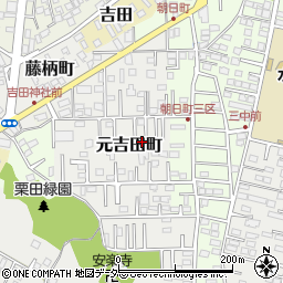 茨城県水戸市元吉田町2989周辺の地図