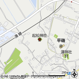 起松神社周辺の地図