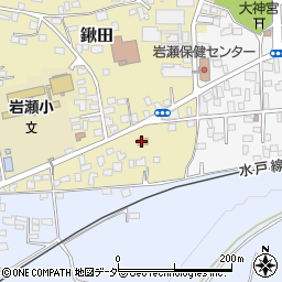 セブンイレブン岩瀬鍬田店周辺の地図