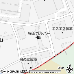 横浜ガルバー株式会社　小山工場周辺の地図