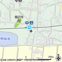 長野県上田市中野490-24周辺の地図