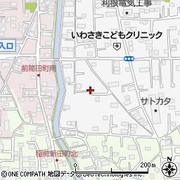 群馬県前橋市箱田町1334-6周辺の地図