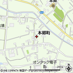 群馬県高崎市本郷町1008周辺の地図