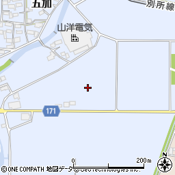 長野県上田市五加周辺の地図