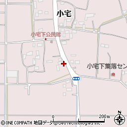 栃木県小山市小宅508-1周辺の地図