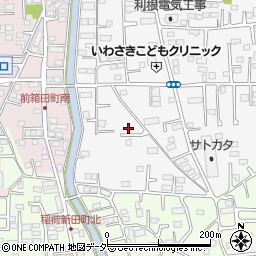 群馬県前橋市箱田町1313周辺の地図