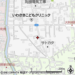 群馬県前橋市箱田町1309周辺の地図