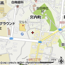 茨城県水戸市宮内町1567周辺の地図