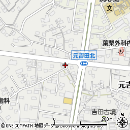 茨城県水戸市元吉田町45-7周辺の地図
