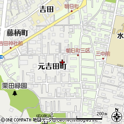 茨城県水戸市元吉田町3016周辺の地図
