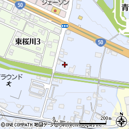 茨城県桜川市青柳455周辺の地図