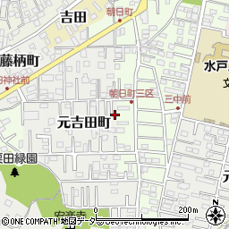 茨城県水戸市元吉田町3017周辺の地図