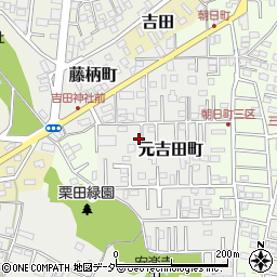 茨城県水戸市元吉田町2985-10周辺の地図