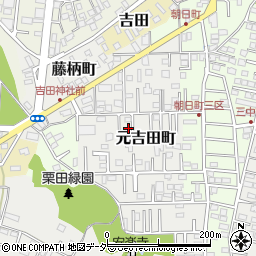 茨城県水戸市元吉田町2986周辺の地図