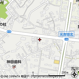 茨城県水戸市元吉田町42-2周辺の地図