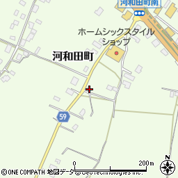 茨城県水戸市河和田町3749-3周辺の地図
