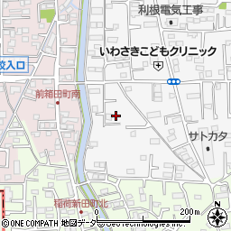 群馬県前橋市箱田町1334周辺の地図