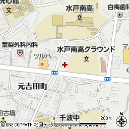 茨城県水戸市元吉田町546-1周辺の地図