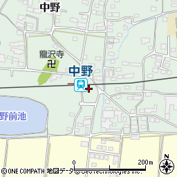 長野県上田市中野494-7周辺の地図
