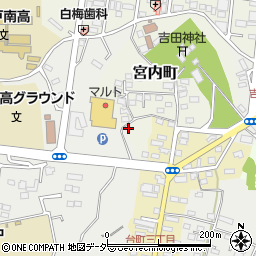 茨城県水戸市宮内町3224周辺の地図