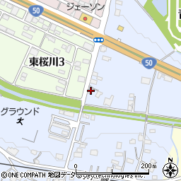 茨城県桜川市青柳449周辺の地図