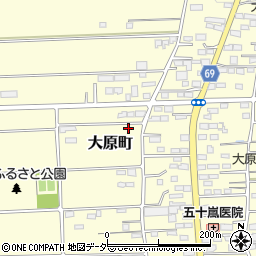 群馬県太田市大原町1577-1周辺の地図