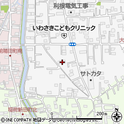 群馬県前橋市箱田町1340-7周辺の地図