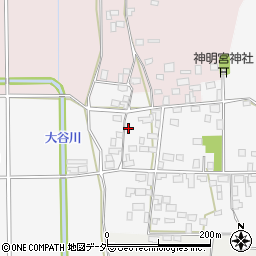 栃木県真岡市程島周辺の地図