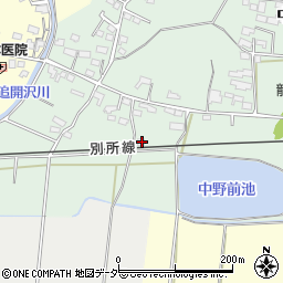 長野県上田市中野919周辺の地図