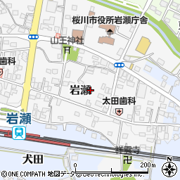 茨城県桜川市岩瀬160周辺の地図