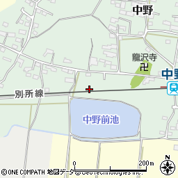 長野県上田市中野513-1周辺の地図