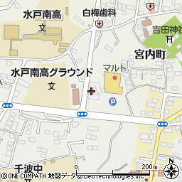 茨城県水戸市元吉田町3250-1周辺の地図