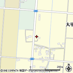 栃木県栃木市大平町牛久262周辺の地図