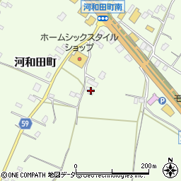 茨城県水戸市河和田町3854周辺の地図